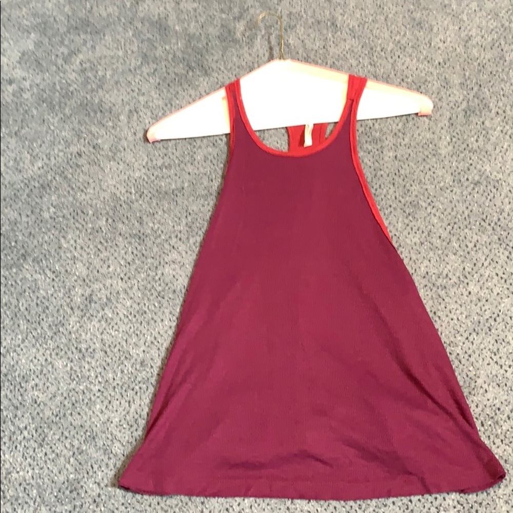 Free people two toned tank top.